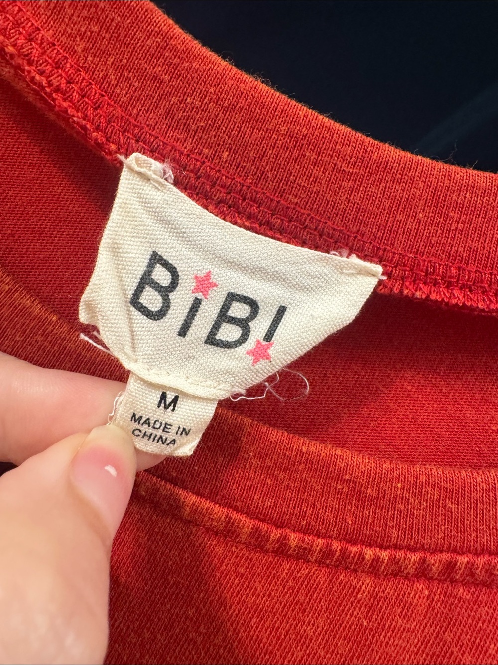 BiBi Red GAME DAY Football Applique Tee - Picture 2 of 2